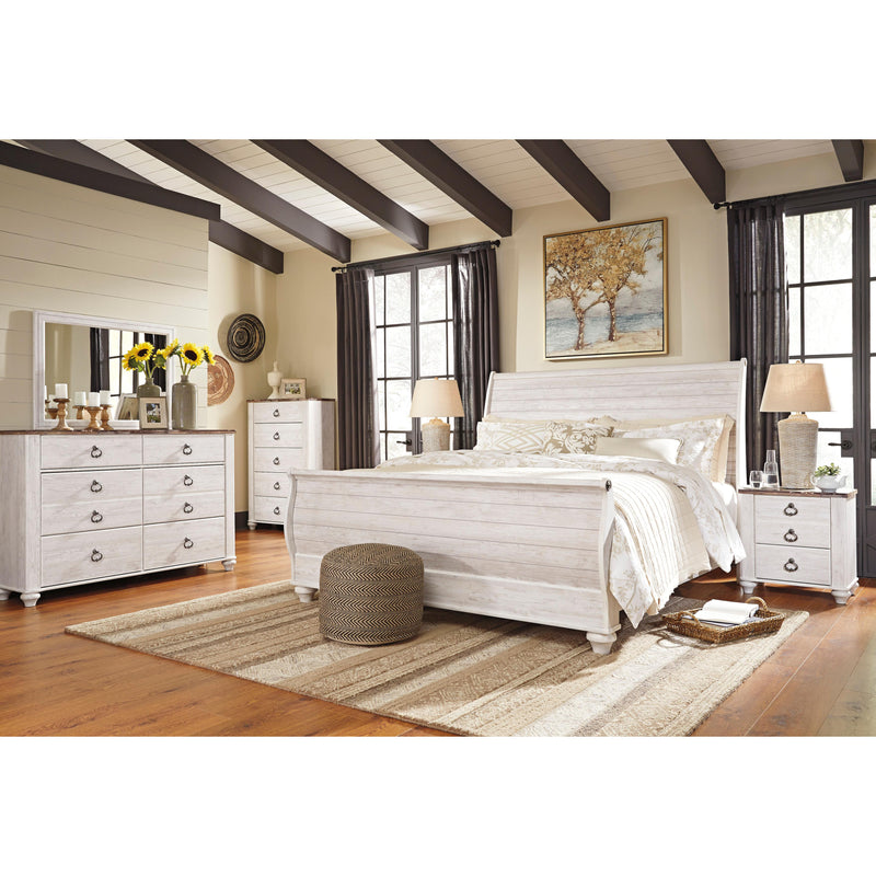 Signature Design by Ashley Willowton 6-Drawer Dresser with Mirror B267-31/B267-36 IMAGE 9