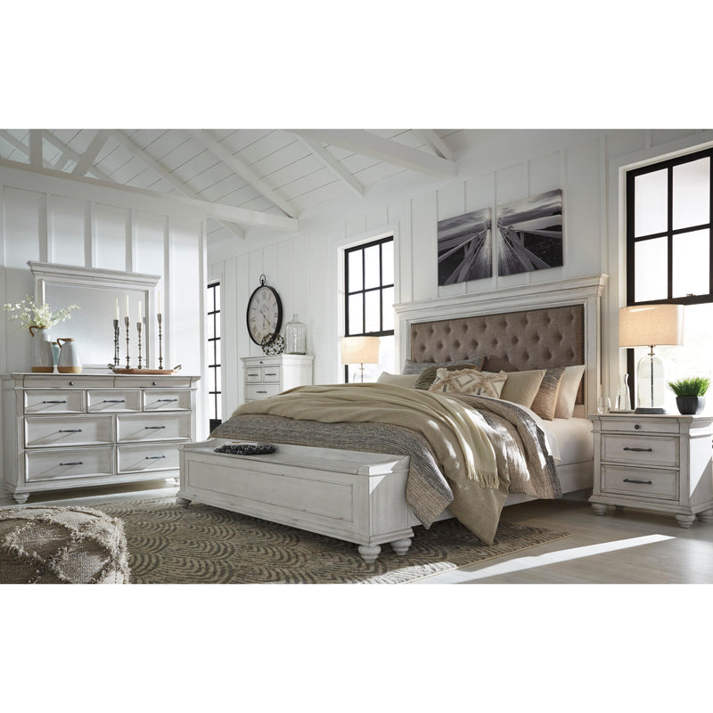Benchcraft Kanwyn California King Upholstered Panel Bed with Storage B777-158/B777-56S/B777-94 IMAGE 11