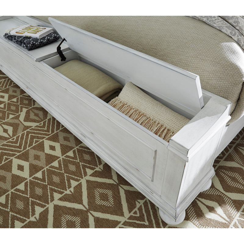 Benchcraft Kanwyn California King Upholstered Panel Bed with Storage B777-158/B777-56S/B777-94 IMAGE 6