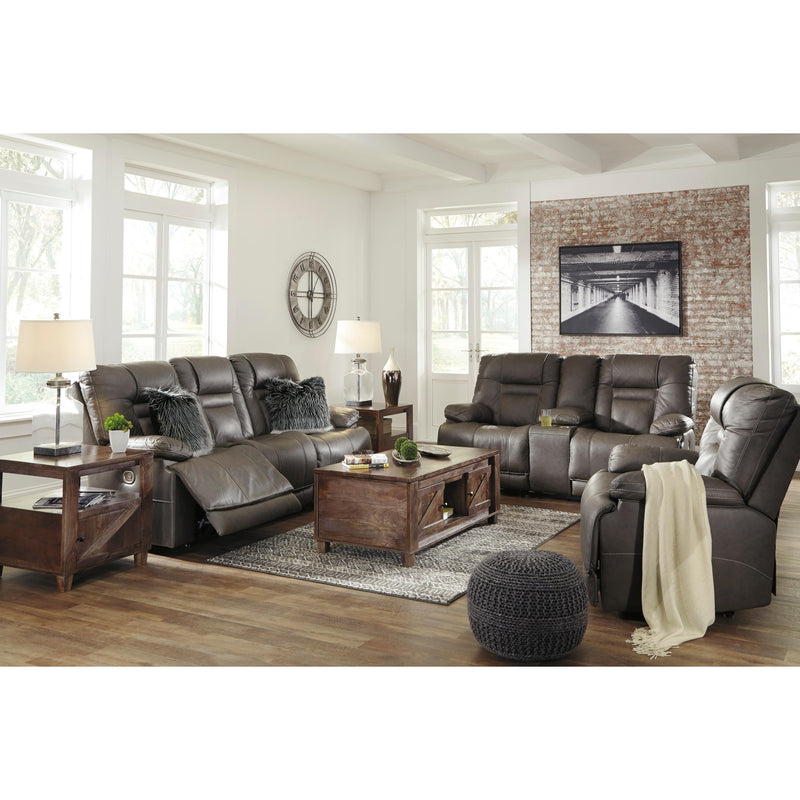 Signature Design by Ashley Wurstrow Power Leather Match Recliner U5460213 IMAGE 12