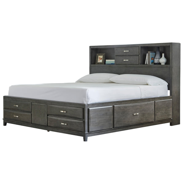 Signature Design by Ashley Caitbrook Queen Bookcase Bed with Storage B476-65/B476-64/B476-98 IMAGE 1