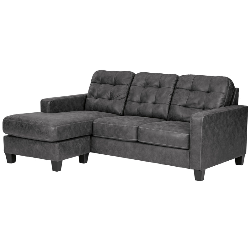 Benchcraft Venaldi Leather Look Sectional 9150118 IMAGE 1