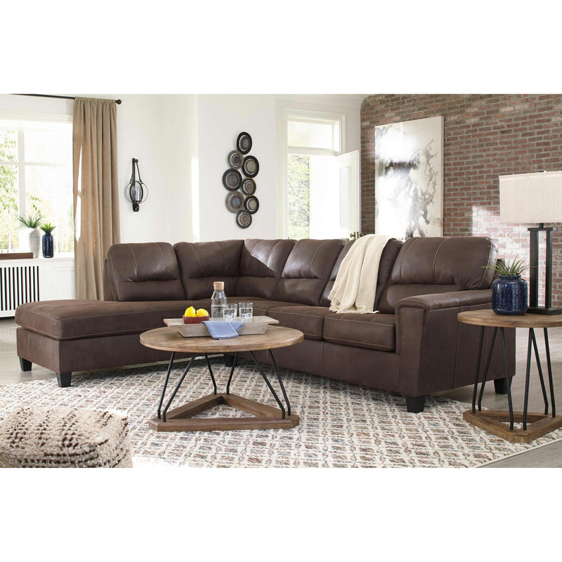 Signature Design by Ashley Navi Leather Look 2 pc Sectional 9400316/9400367 IMAGE 6