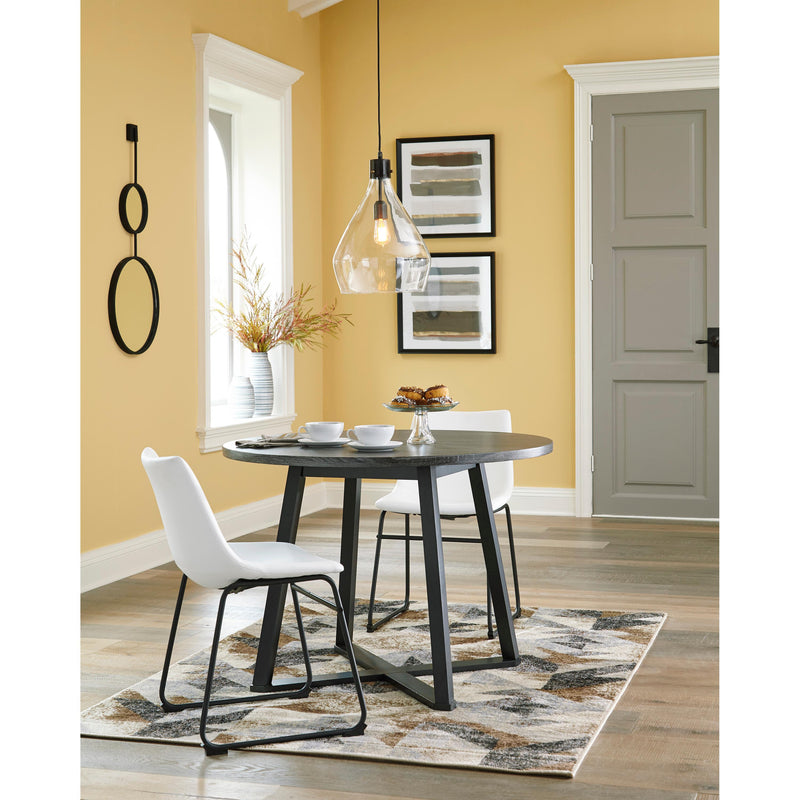 Signature Design by Ashley Round Centiar Dining Table with Pedestal Base D372-16 IMAGE 7