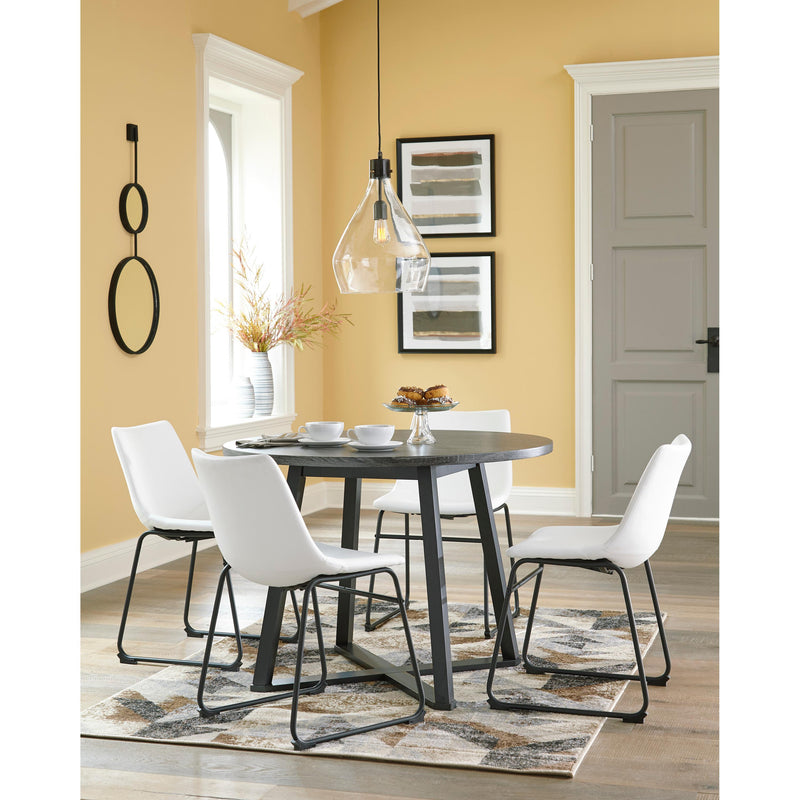 Signature Design by Ashley Round Centiar Dining Table with Pedestal Base D372-16 IMAGE 8