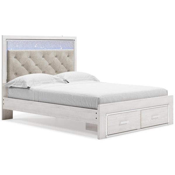 Signature Design by Ashley Altyra Queen Upholstered Panel Bed with Storage B2640-57/B2640-54S/B2640-95 IMAGE 1
