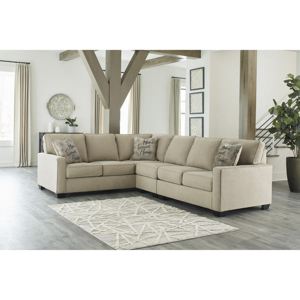 Signature Design by Ashley Lucina Fabric 3 pc Sectional 5900646/5900656/5900666 IMAGE 1