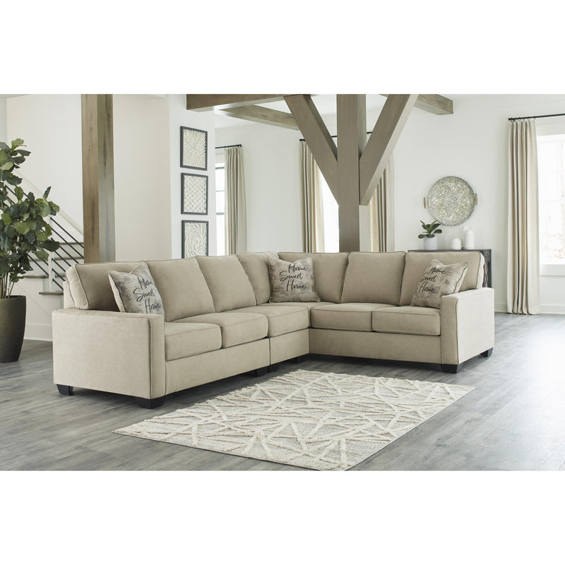 Signature Design by Ashley Lucina Fabric 3 pc Sectional 5900646/5900655/5900667 IMAGE 3