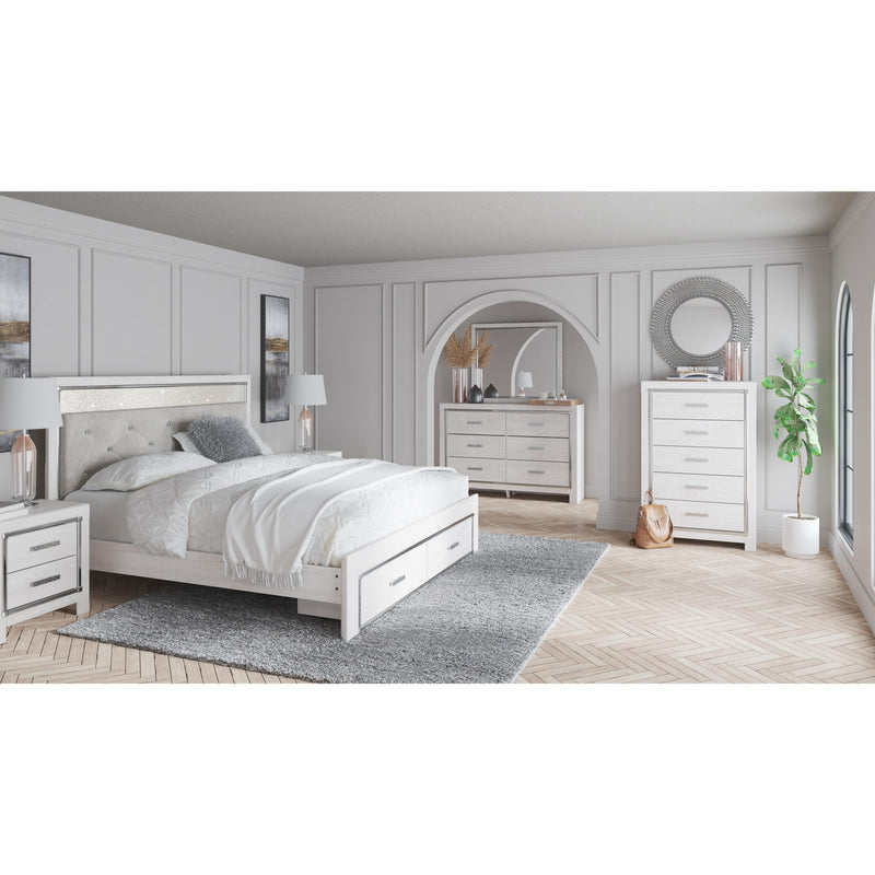 Signature Design by Ashley Altyra King Upholstered Panel Bed with Storage B2640-58/B2640-56S/B2640-95/B100-14 IMAGE 5