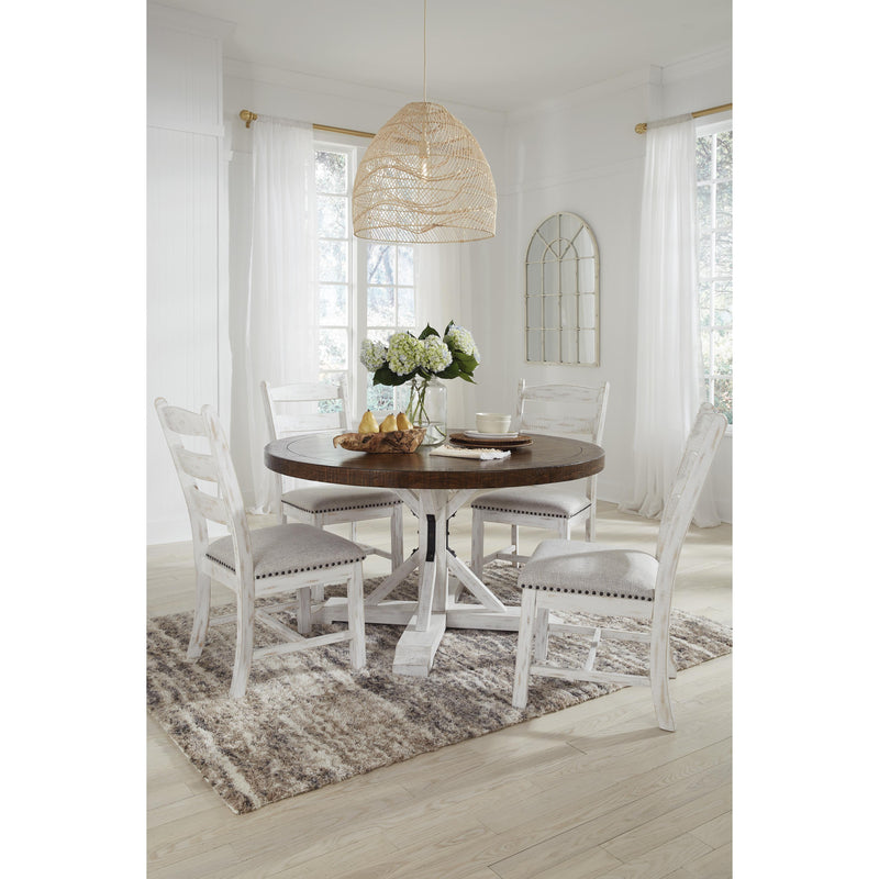 Signature Design by Ashley Round Valebeck Dining Table with Pedestal Base D546-50T/D546-50B IMAGE 7