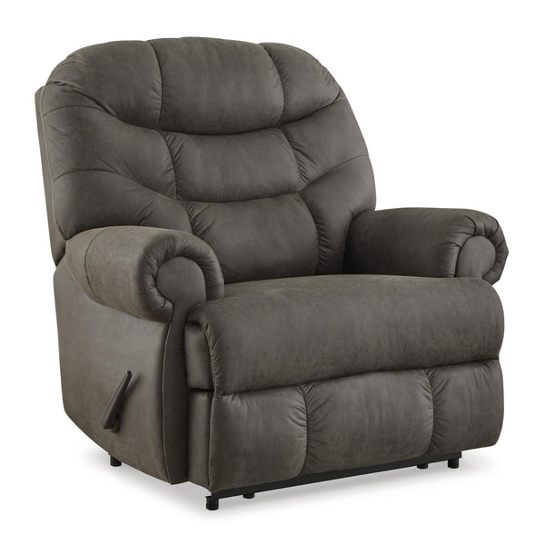 Signature Design by Ashley Camera Time Leather Look Recliner with Wall Recline 6570729C IMAGE 1